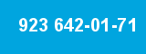 923 642-01-71 923 642-01-71